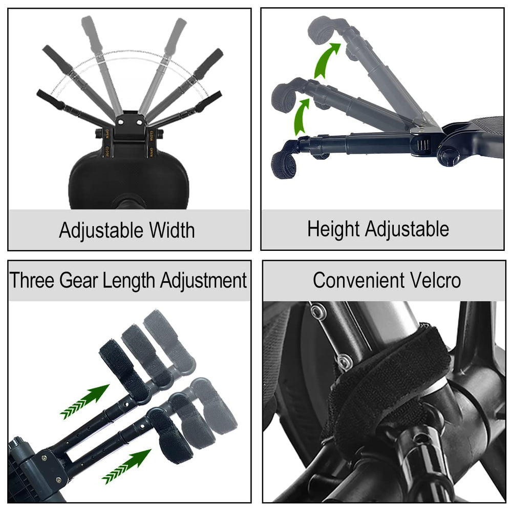 GemonExe secure-attachment velcro straps ensure quick, rock-solid mounting.