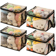 GEMWONDER clear toy storage bag showing contents at a glance for easy organization