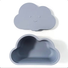 Generic Baby Cloud Snack Container in blue, leak-proof and dishwasher-safe for on-the-go snacks.
