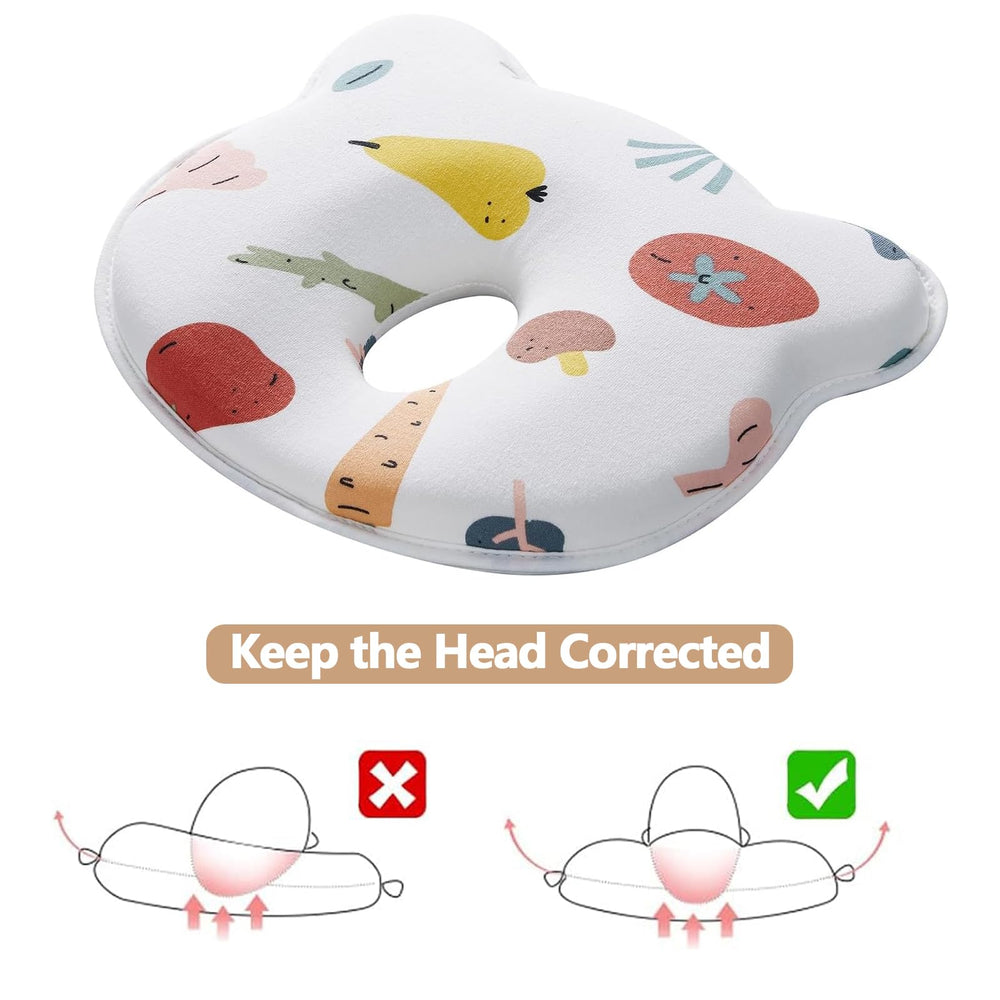 Generic Baby Pillow memory foam layer provides gentle contouring for naps.