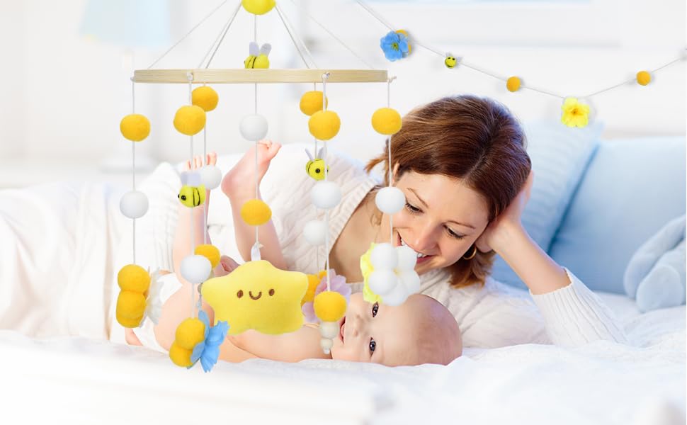 Generic baby room accessory delivering charming decor and early visual exploration