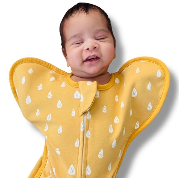 Generic Baby Swaddle Wrap stretch fabric close-up shows easy, secure wrapping.