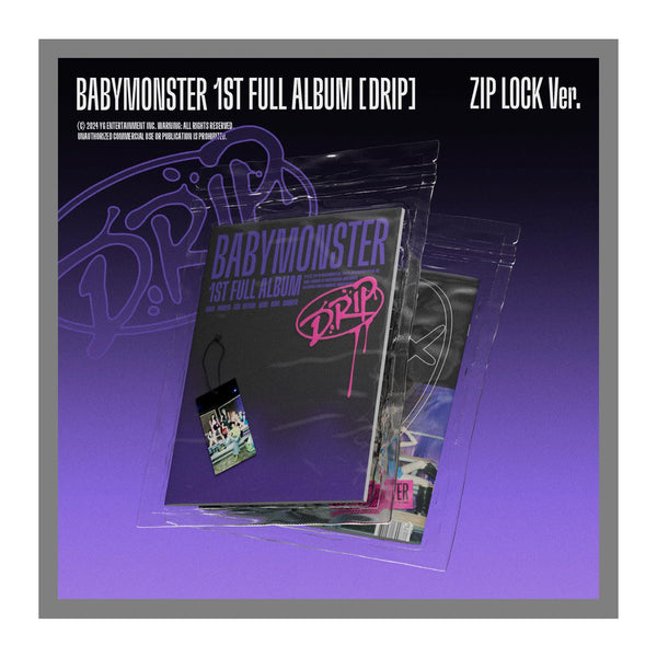 Generic BABYMONSTER DRIP album cover showcasing premium packaging for collectors.