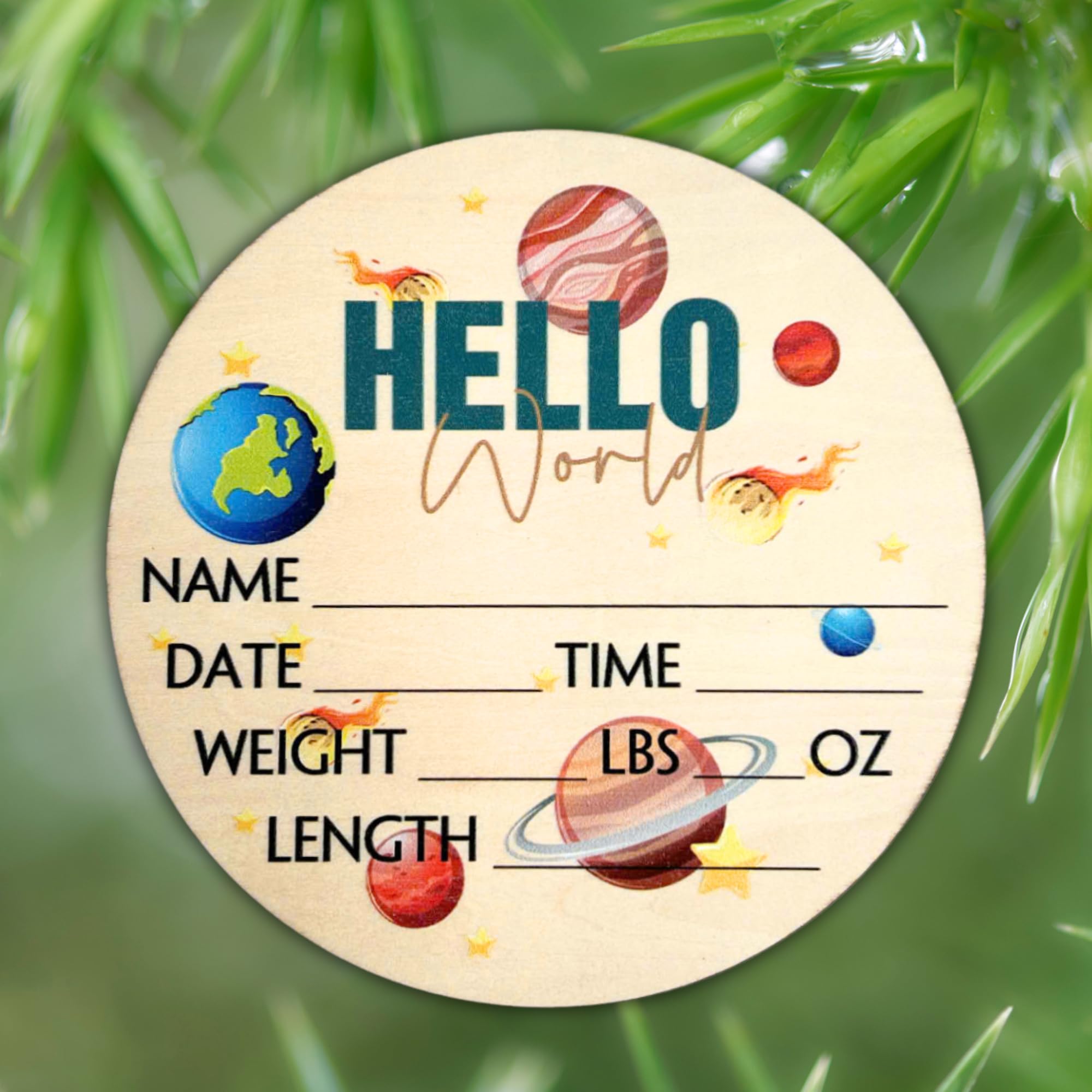 Generic Birth Announcement Sign Photo Backdrop becomes a memorable social media backdrop.