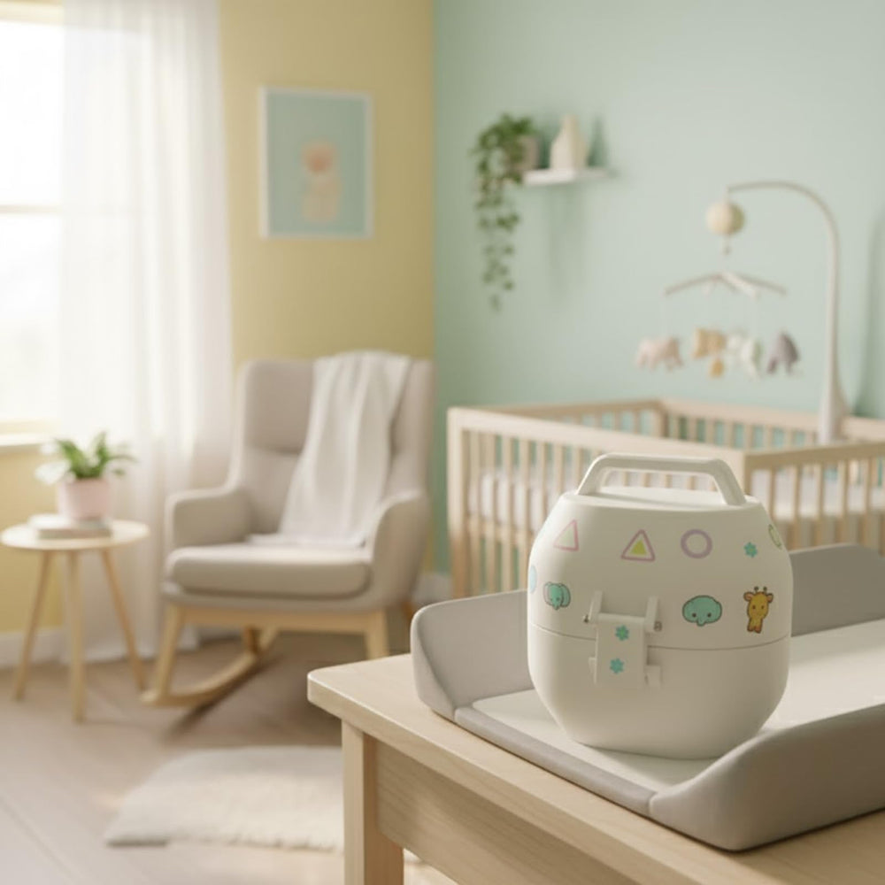 Generic pump case is easy-clean and hygienic for busy moms.