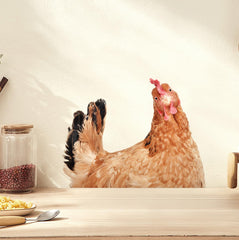 Generic chicken wall decals kitchen peel and stick for easy decor on smooth walls