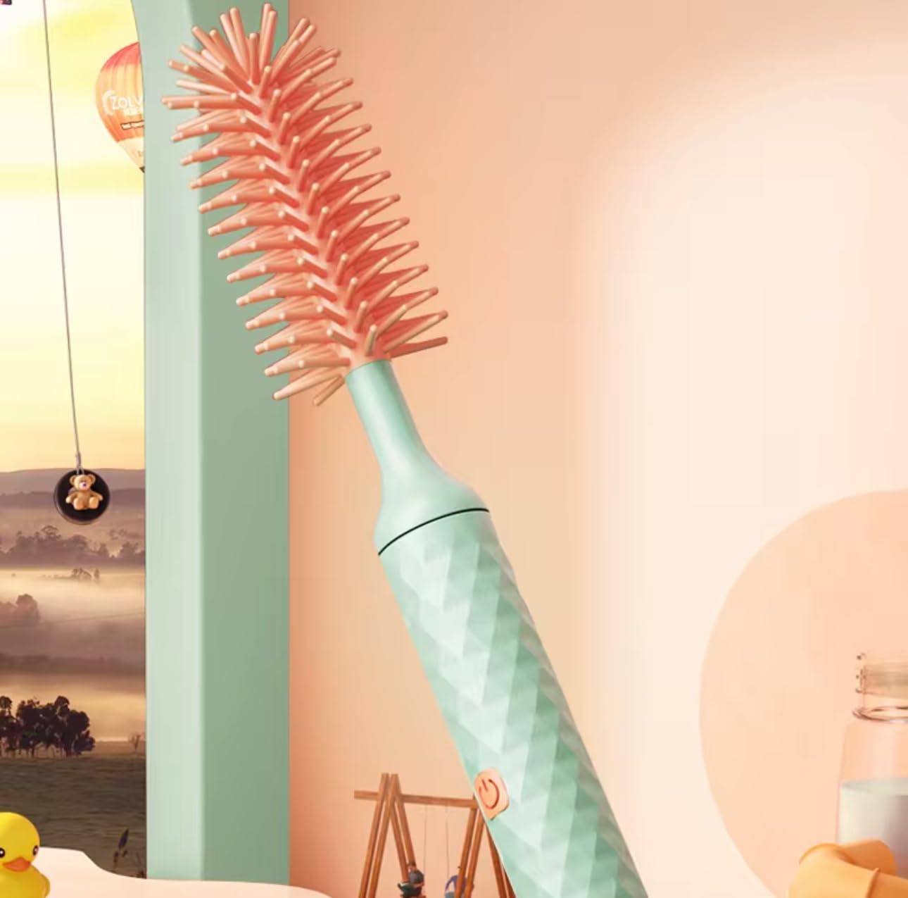 Generic Electric Baby Bottle Brush Set with rotating action for efficient cleaning