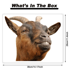 Generic Goat wall decal in a kids room adds playful imagination.