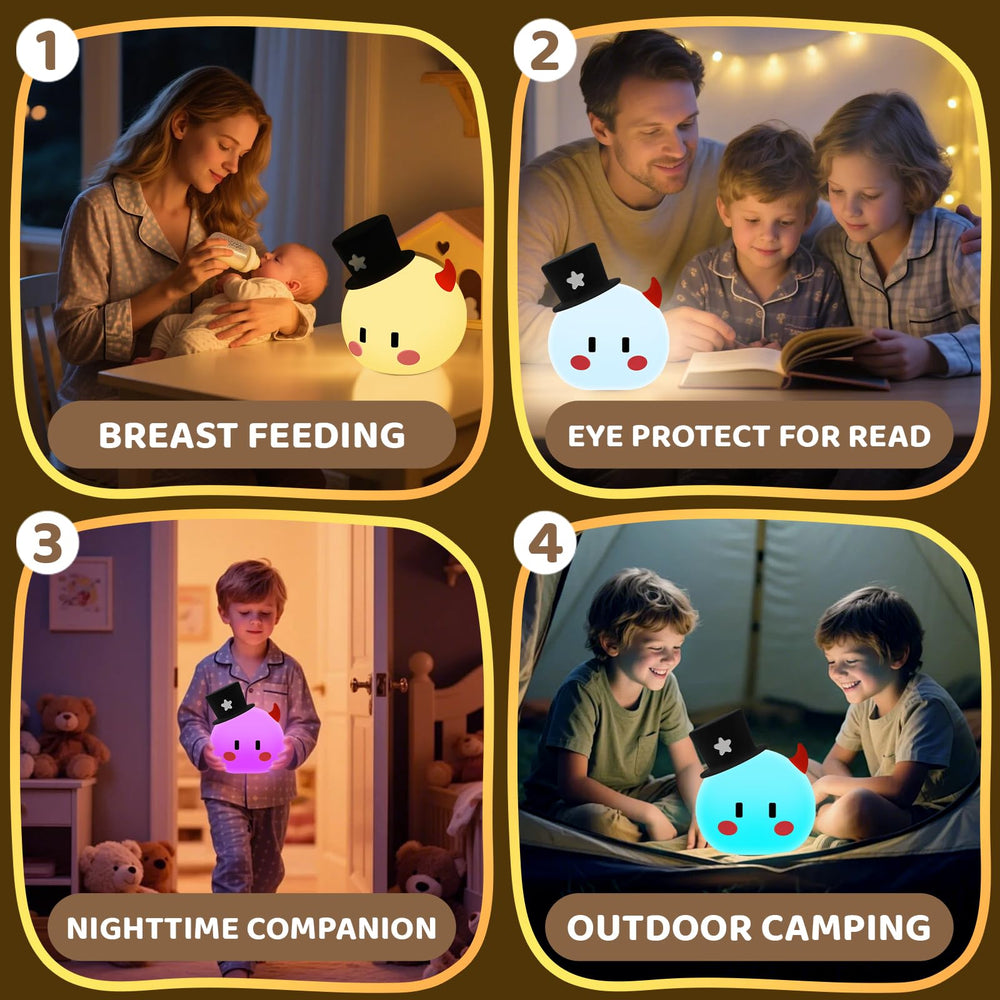 Gift-ready packaging makes Generic Monster Night Light a cute present.