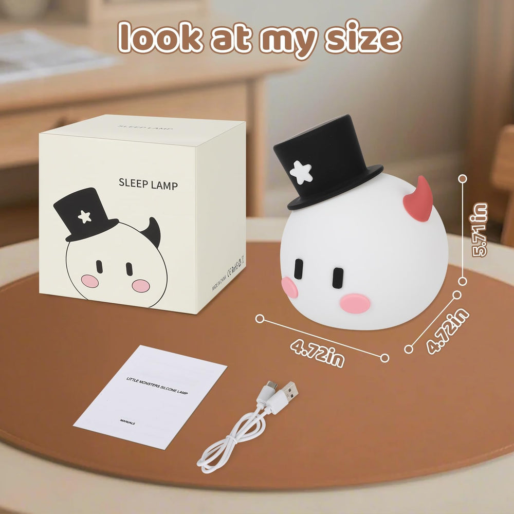 Portable design keeps Generic Monster Night Light by the bed or on trips.