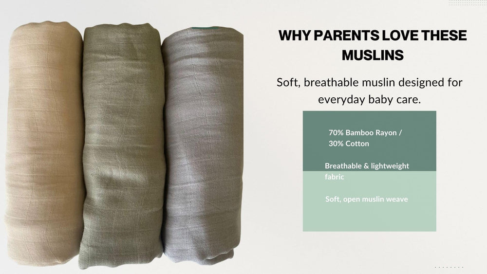 Generic Muslin Swaddle Blanket OEKO-TEX certified; safe option for sensitive newborn skin.