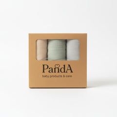 Generic Muslin Swaddle Blanket soft fabric closeup, highlighting breathable bamboo rayon for gentle baby skin.