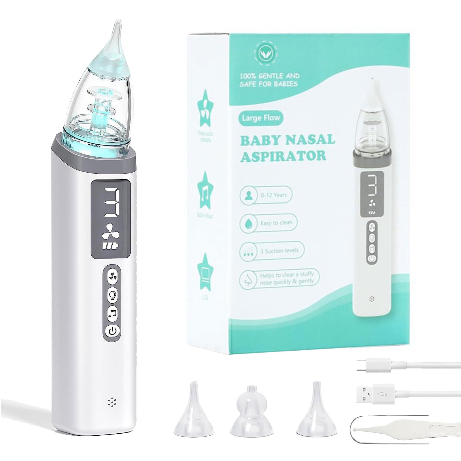 Complete kit with essential accessories for parents on the go.