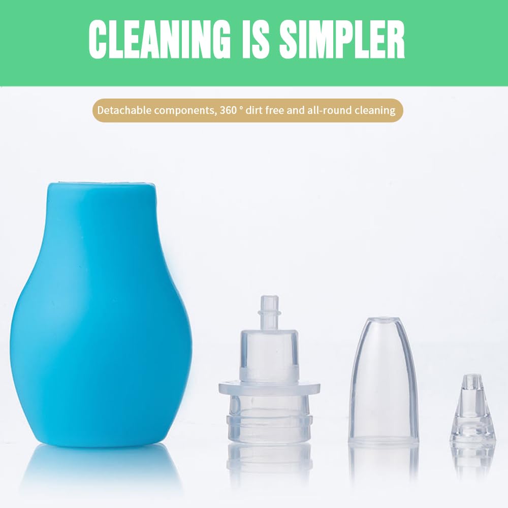 Generic Nasal Aspirator pink materials BPA-free silicone for daily use.