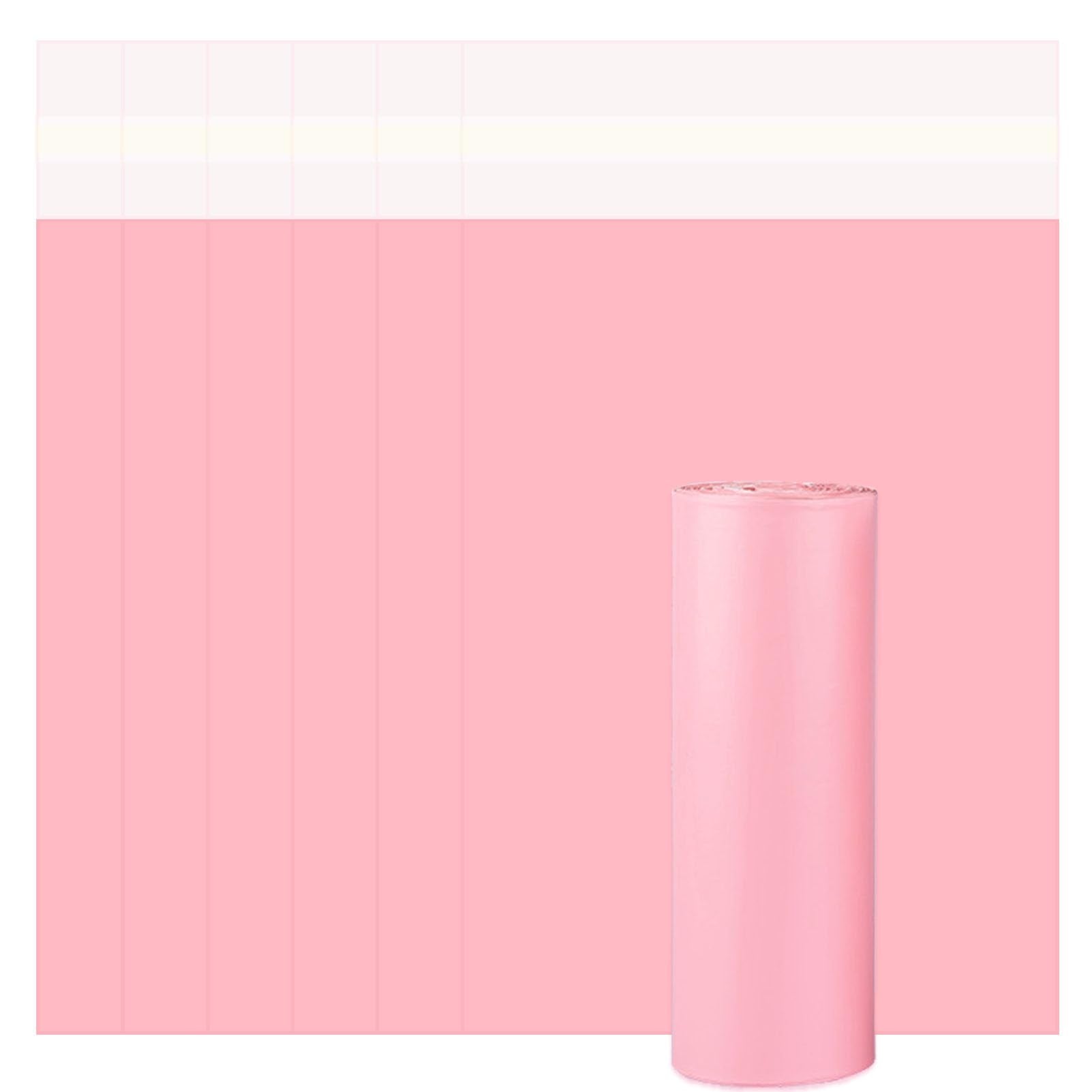 Generic sanitary napkin disposal bags in pink with odor control for privacy.