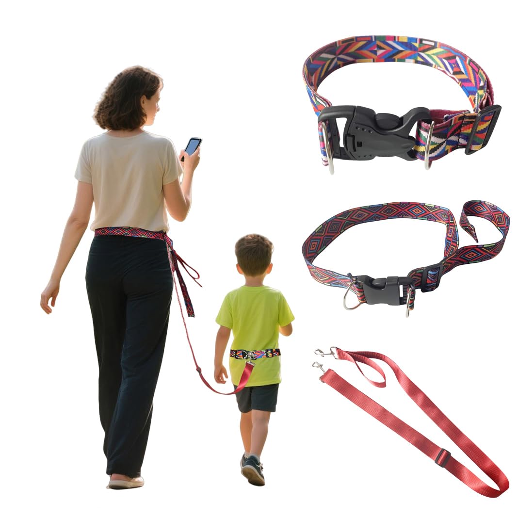 Generic Secure Waist Leash Belt Assembly offers steady hands-free control in crowded spaces.
