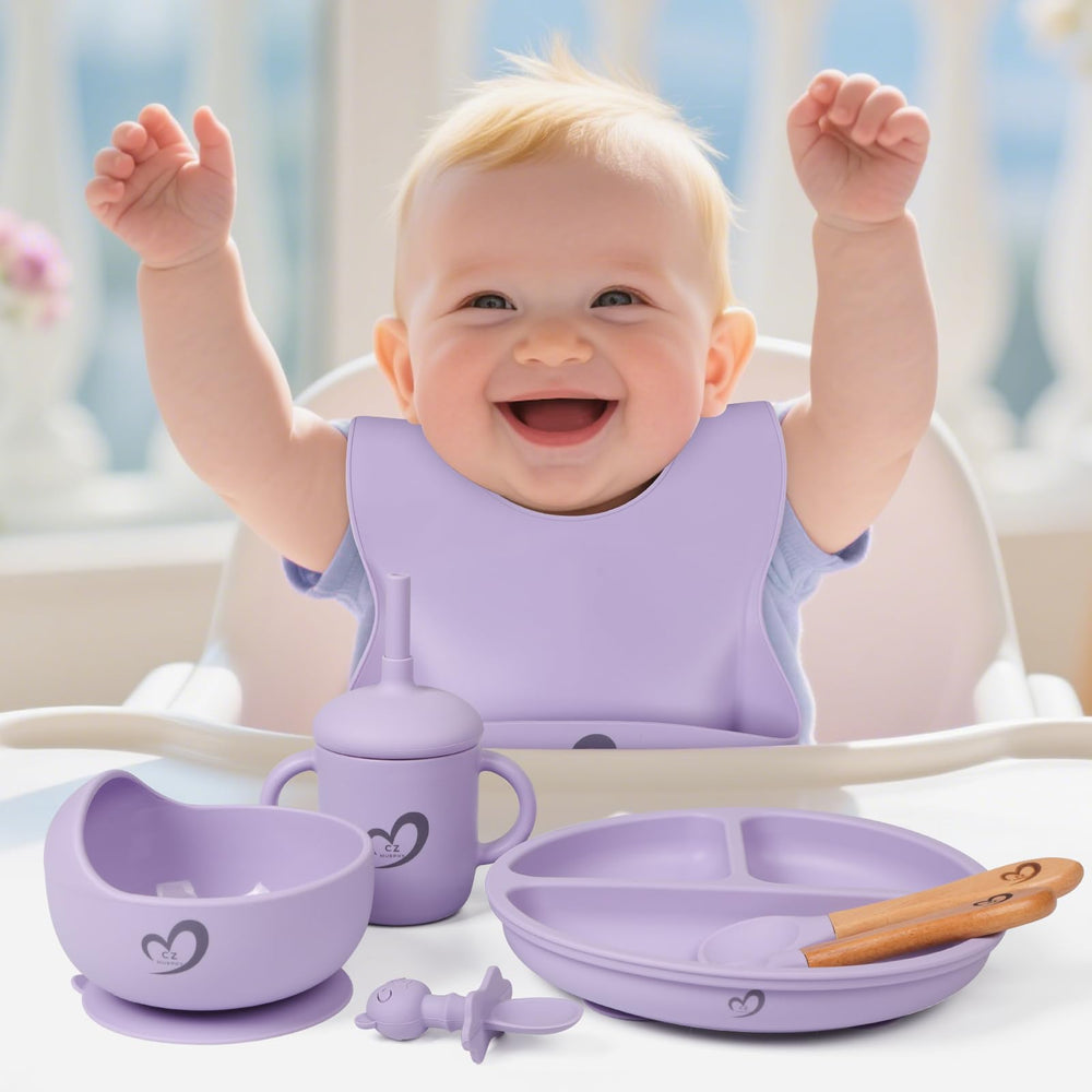 Generic silicone baby feeding set finger toothbrushes aid quick post-meal cleaning.