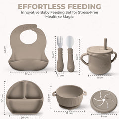 Generic SiliFeed silicone placemat keeps surfaces clean and organized