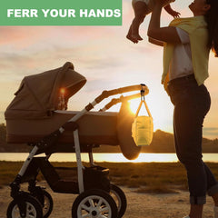 Generic Stroller Hooks anti-slip grooves grip bags on uneven surfaces.