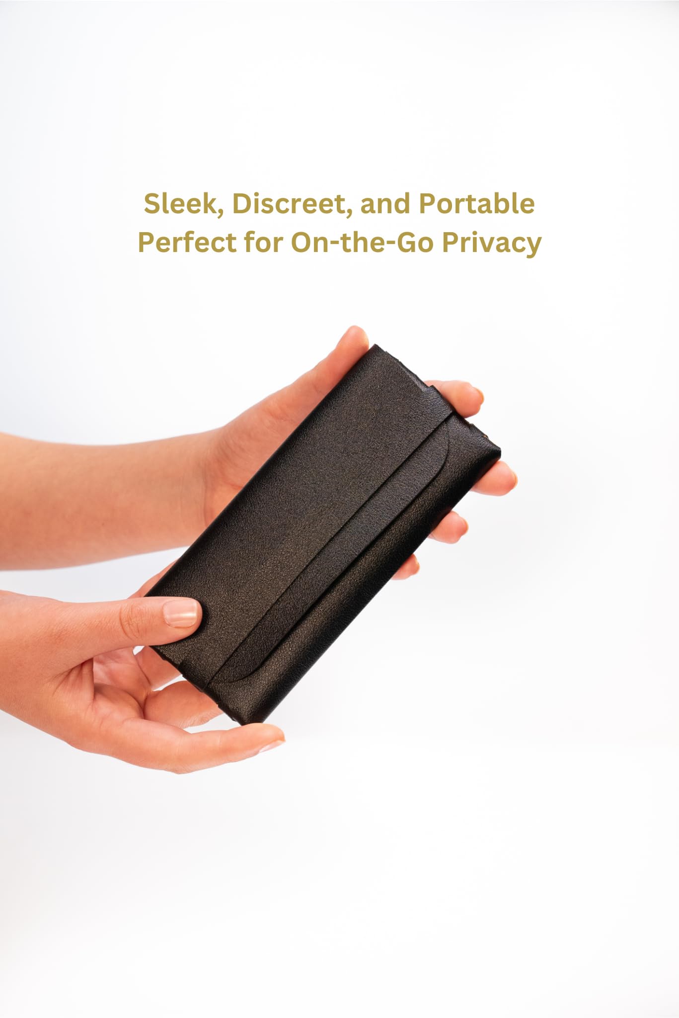 Generic TAMPONCASE multi-functional organizer in black holds liners and essentials.