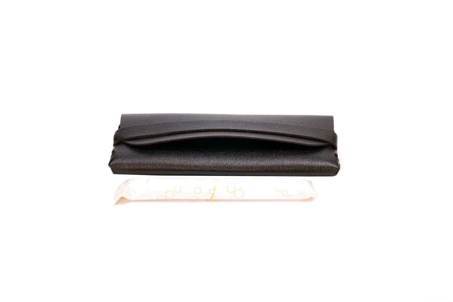 Generic TAMPONCASE travel tampon case in black keeps tampons secure.