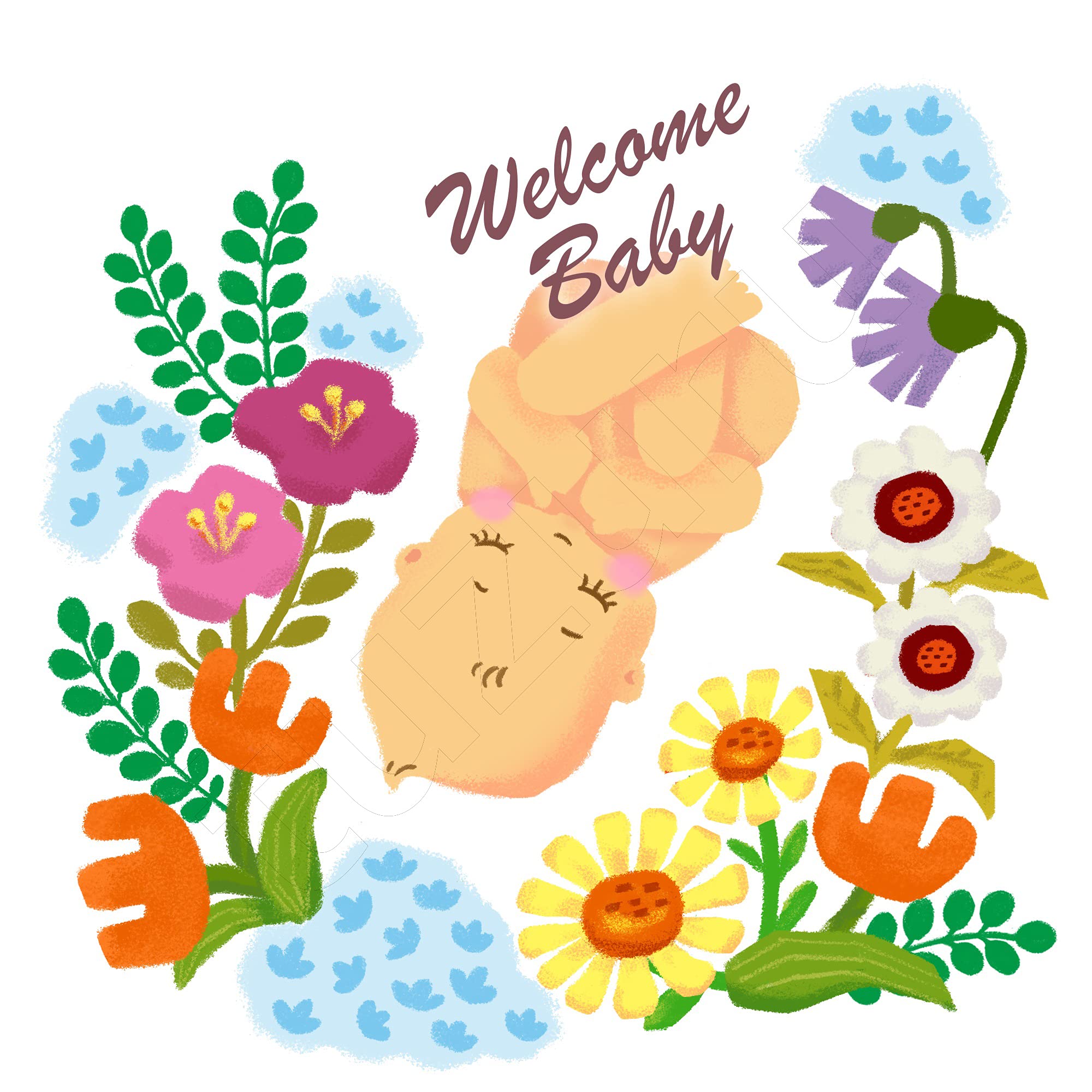 Generic Tuzuru belly stickers being cuttable to fit your baby bump