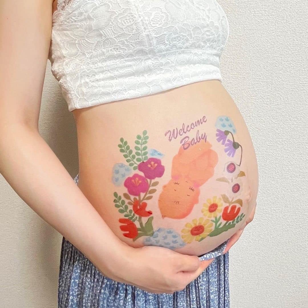 Generic Tuzuru pregnancy stickers practice mini included for first-time use