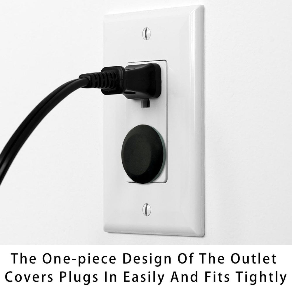 Generic two-prong outlet protectors are easy to install