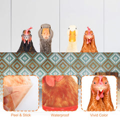 Generic vinyl sticker playroom decor sticks easily and removes cleanly.