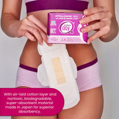 GENIAL DAY highly absorbent core for reliable protection during the day.
