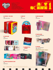 Genie Music MAMAMOO+ ACT 1 Scene 1 folded poster, perfect wall display for decorations.