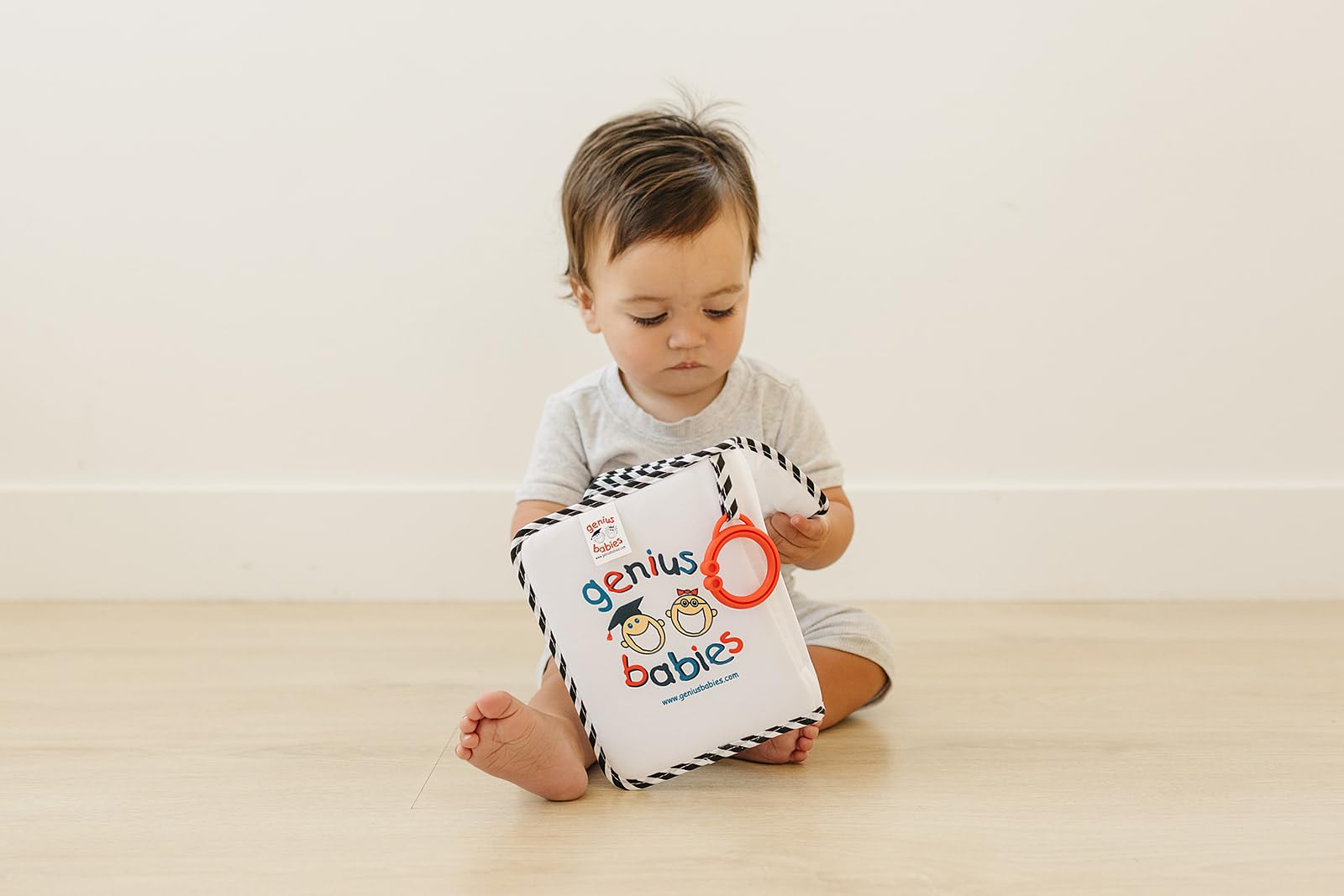 Genius Baby Toys soft edges design, safer for curious babies.