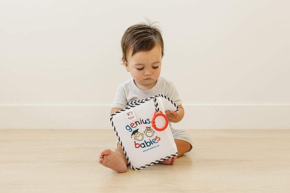 Genius Baby Toys soft edges design, safer for curious babies.