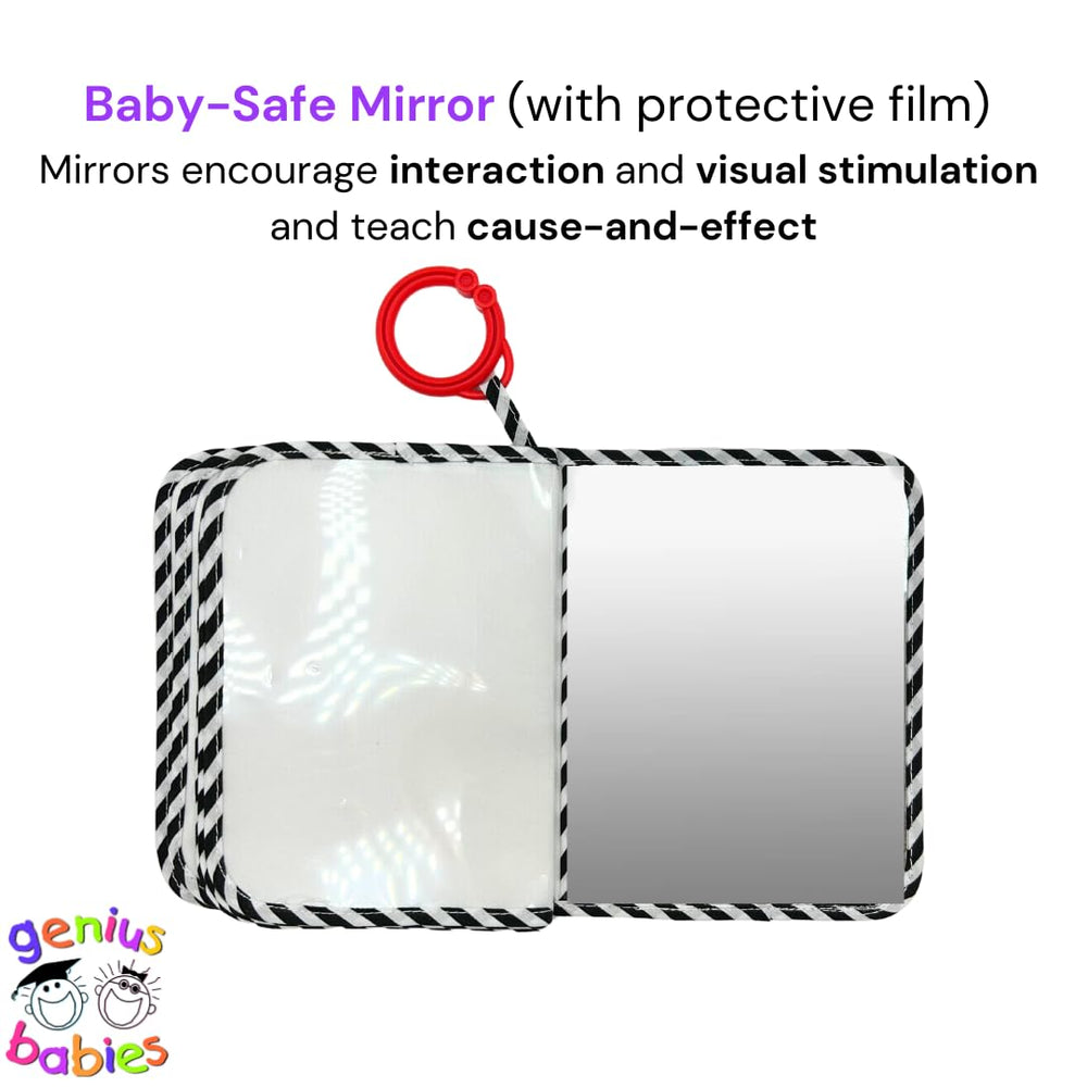 Genius Baby Toys wipe-clean pages keep babies' album tidy after messy moments.