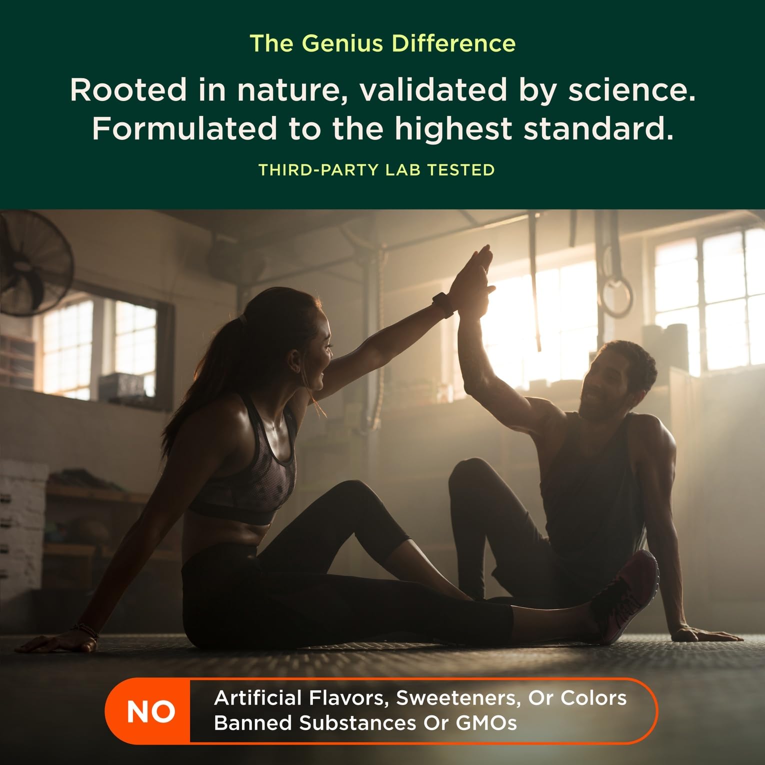USA-made Genius Estrogen Balance packaging