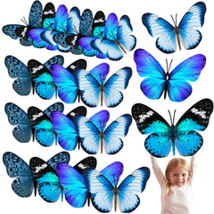 Geosar 3D monarch butterfly wall decor, large 30x21cm, dramatic wall accent
