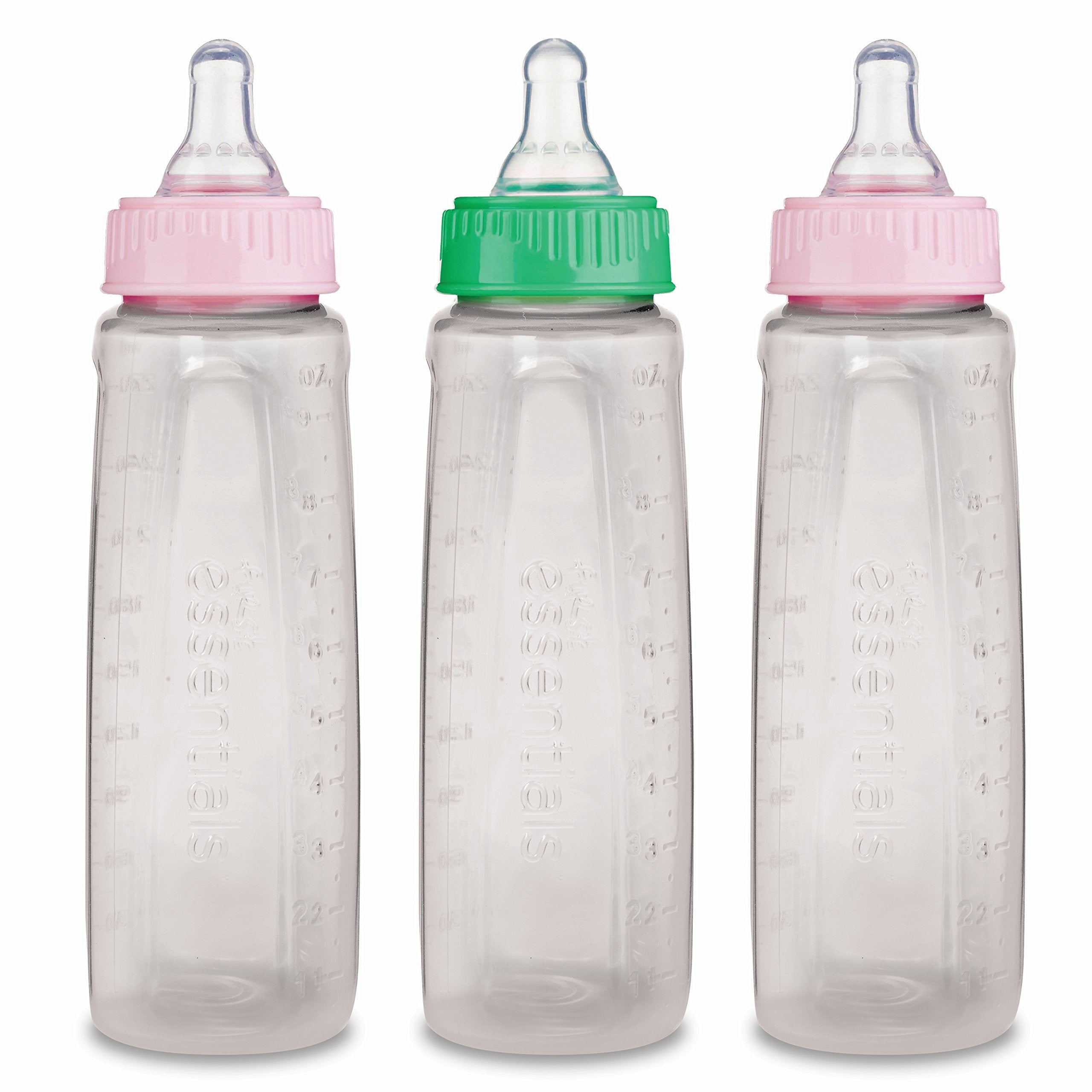 Gerber Nurser vented nipple design helps limit air intake during feeds