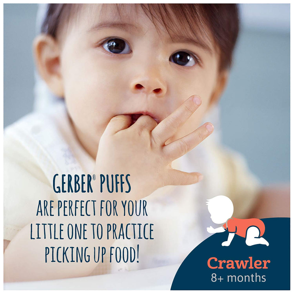 Gerber Graduates real fruits and veggies, wholesome ingredients in every bite.