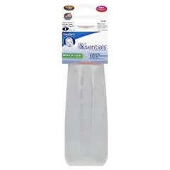 Nuk latex nipple close-up, gentle on gums for comfortable feeds.