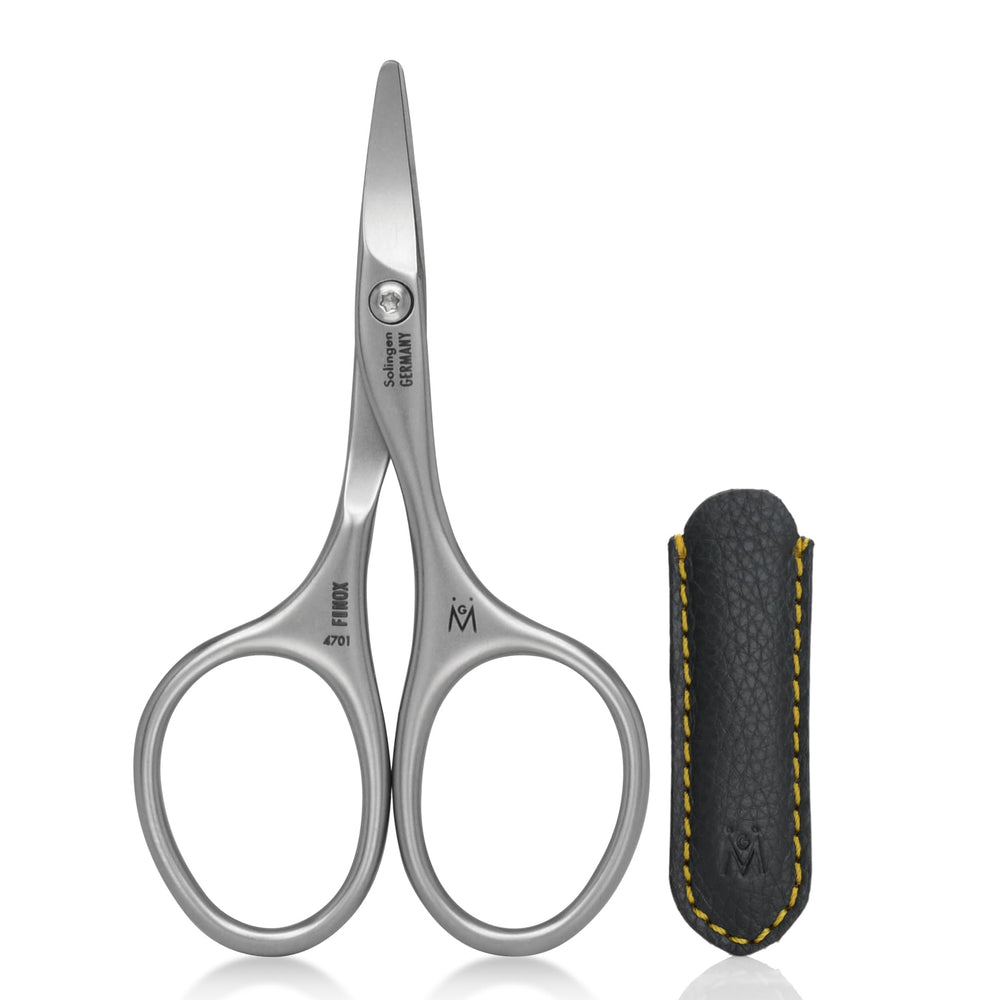 GERMANIKURE rounded safety nail scissors with rounded tips for gentle trimming