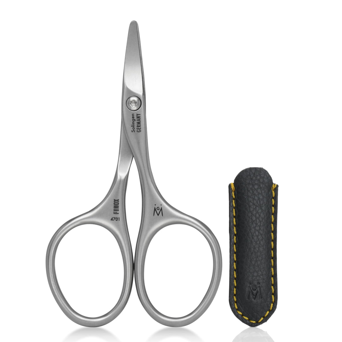 GERMANIKURE rounded safety nail scissors with rounded tips for gentle trimming