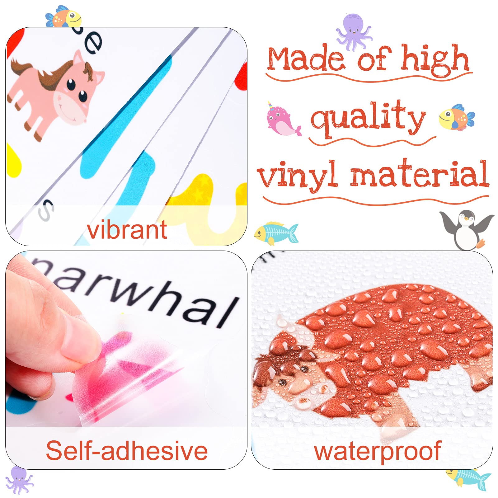 Gersoniel colorful-numbers-wall-stickers support recognition of numbers.