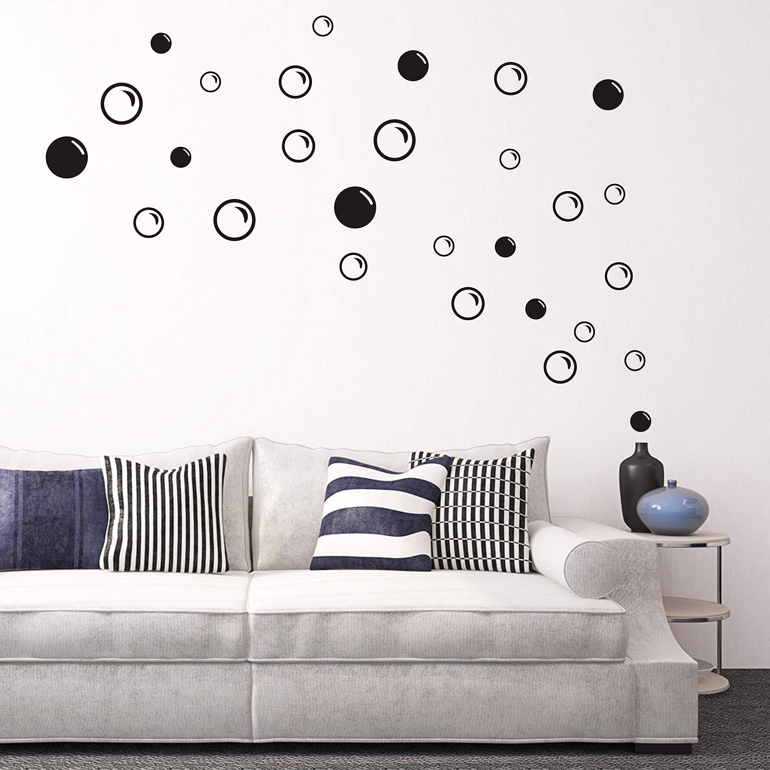 GESTYZ bathroom bubble wall sticker enhances decor and is waterproof.