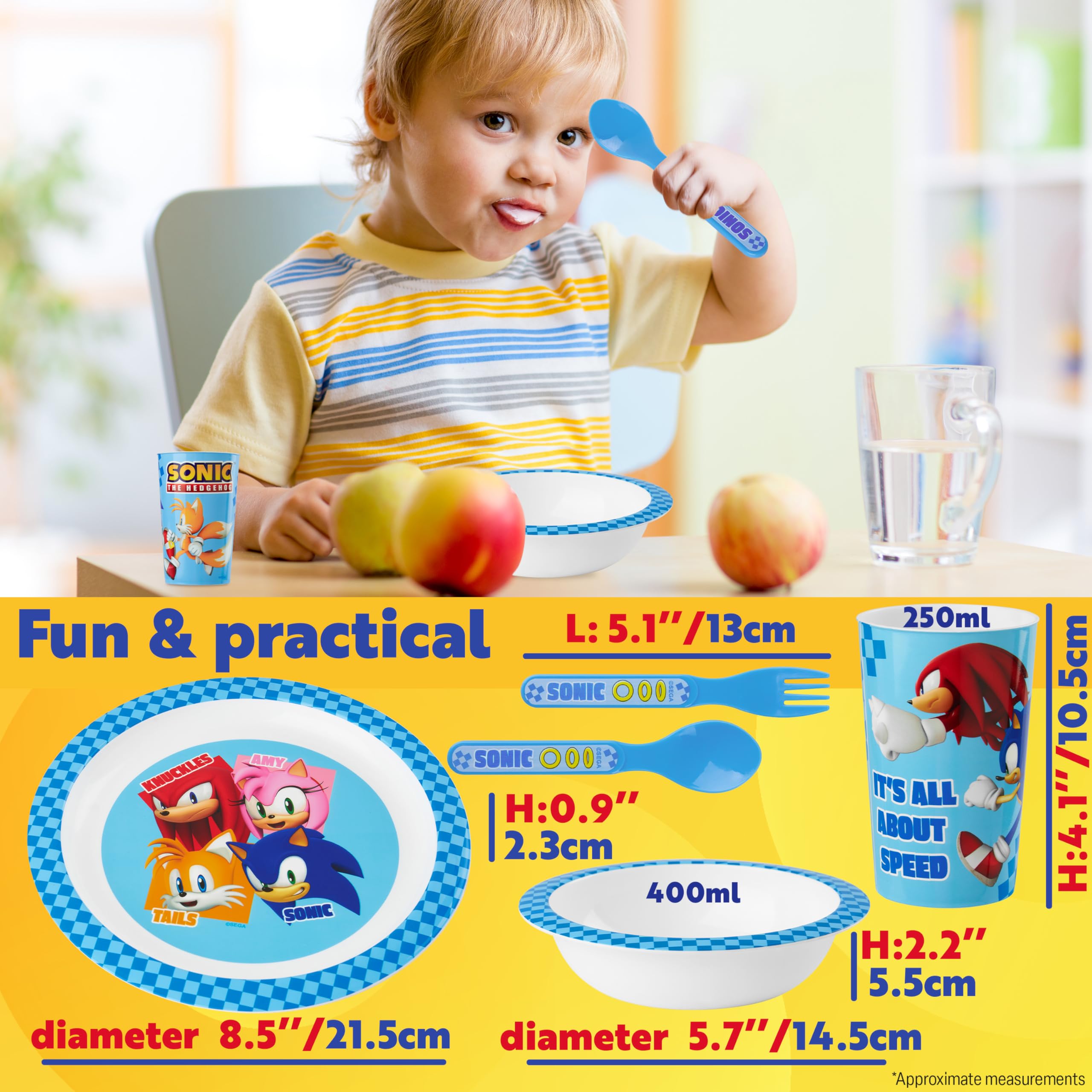 Get Trend Sonic blue bowl with 13.5 oz capacity