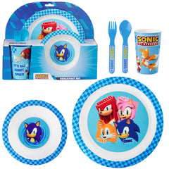 Get Trend Sonic blue plate for durable kid meals