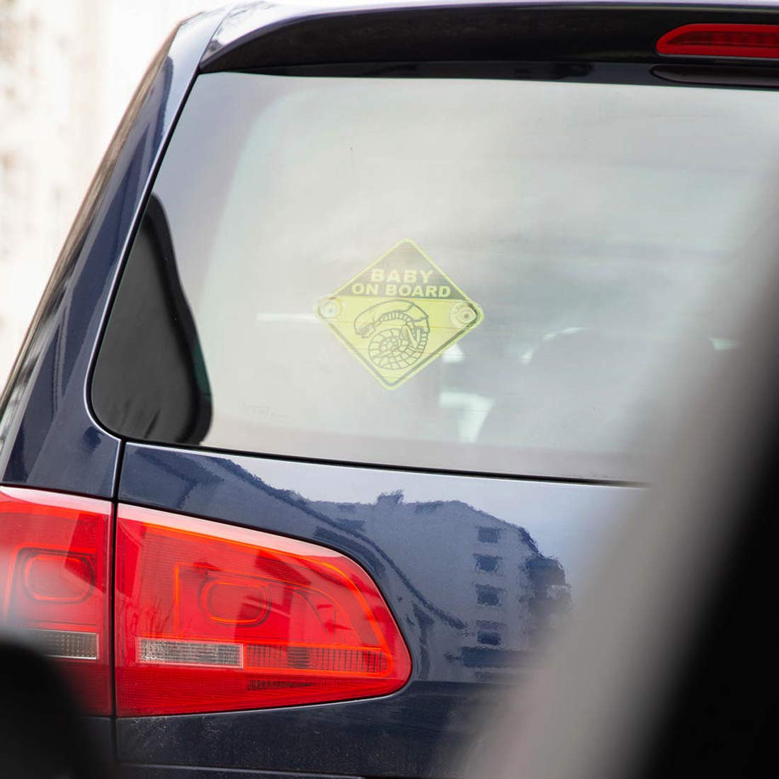 GetDigital alien baby on board graphic adds novelty and clear warning.