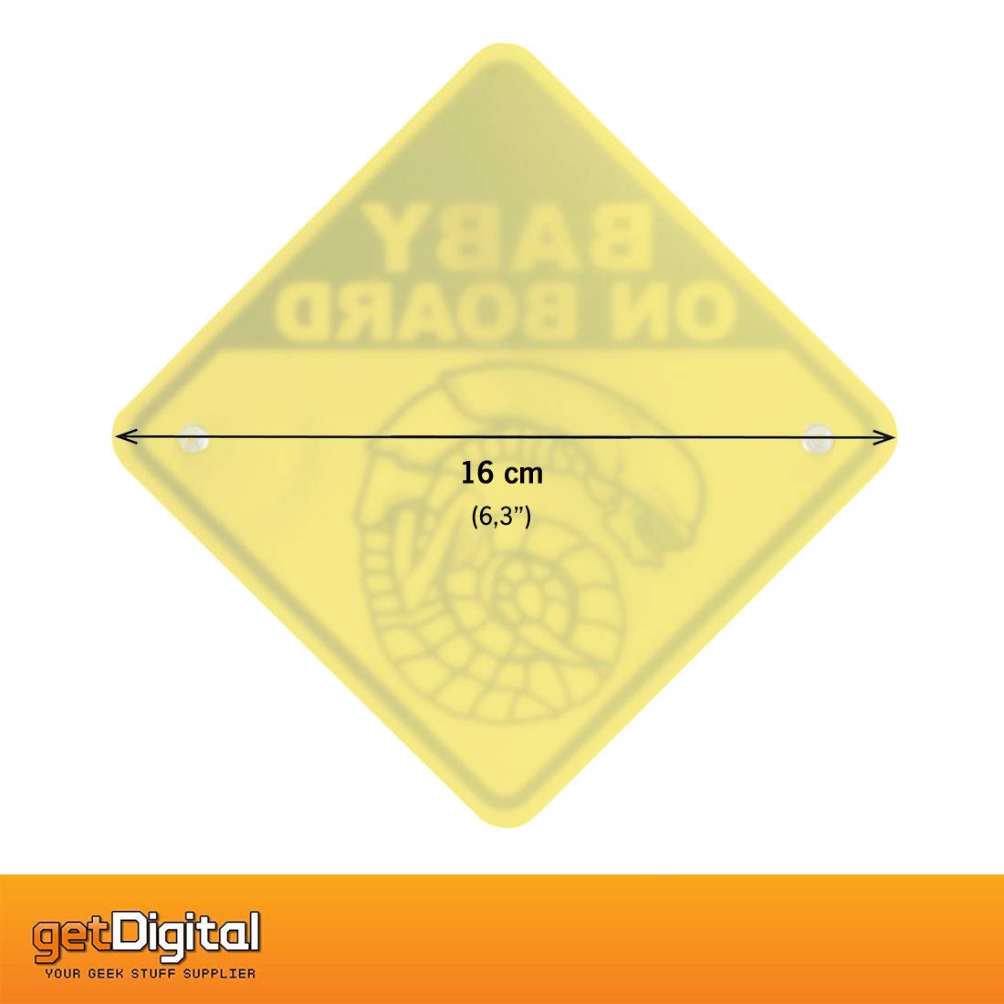 GetDigital nerdy gift chestburster sign for sci-fi fans.