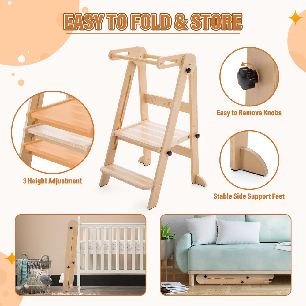Gewitt foldable frame folding flat for easy storage after use.