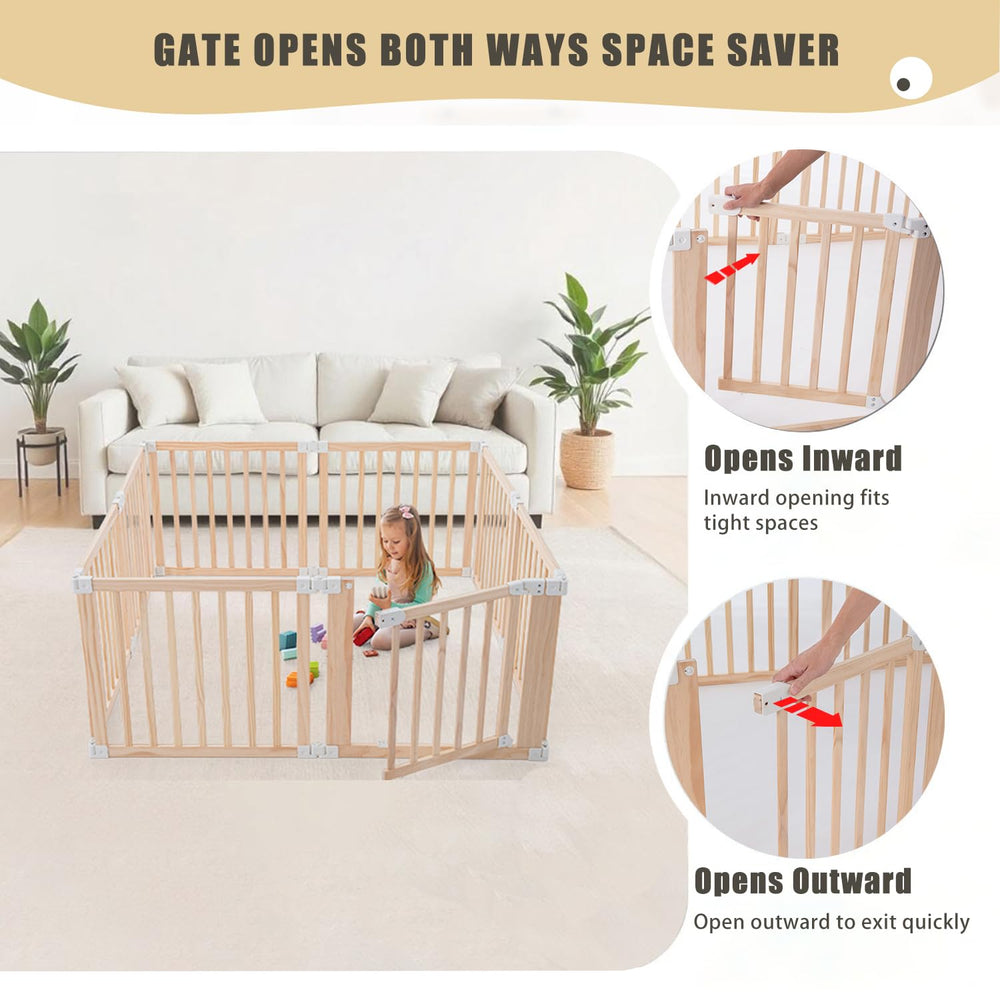 Gewitt 25-inch height creates ample space for babies and toddlers to explore.