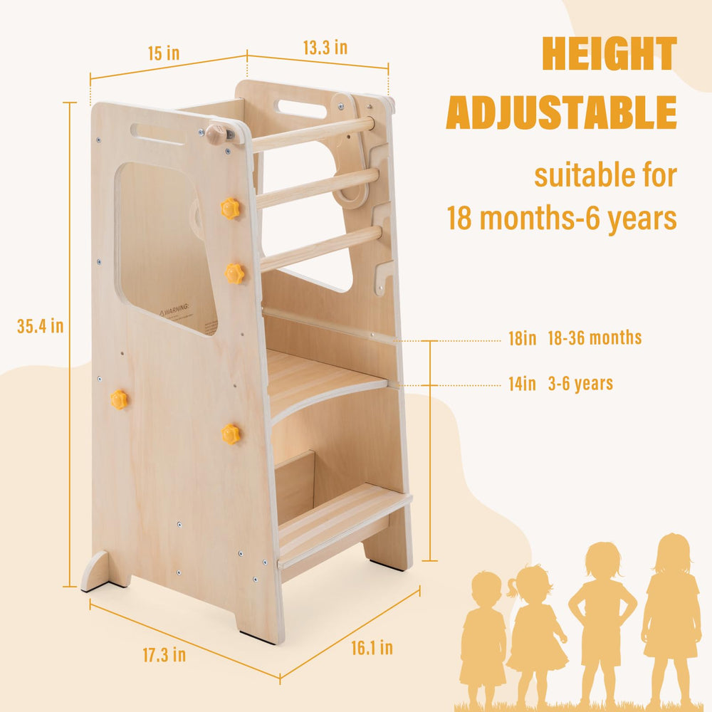 Gewitt standing tower anti-slip mats and corner braces for safer use